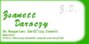 zsanett daroczy business card